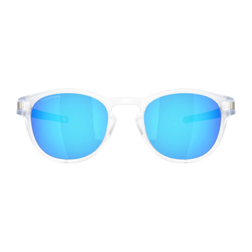 Oakley Oakley Latch Sunglasses Matt Clear / Prizm Sapphire Lens 1