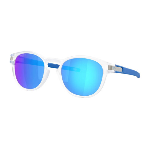 Oakley Oakley Latch Sunglasses Matt Clear / Prizm Sapphire Lens 2