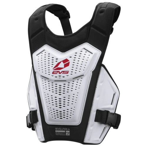 (S / M) EVS Revo 4 Roost Deflector White