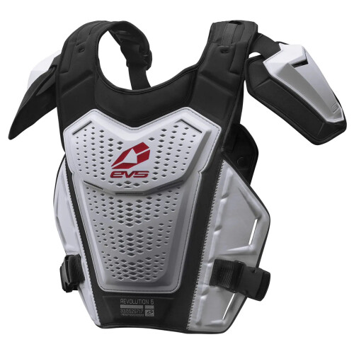 (S / M) EVS Revo 5 Roost Deflector White