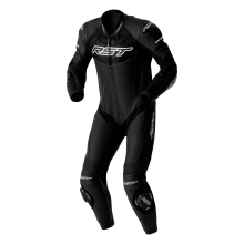 (50) RST Tractech Evo D3O One Piece Leather Suit Black / White