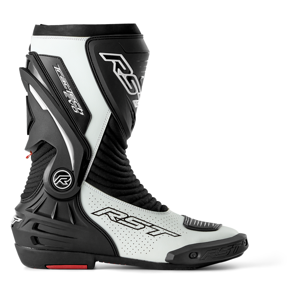 Rst Women's Black/White Tractech Evo D3o Motorcycle Boots - Image 2