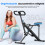 MERACH Machine à Squat et Rameur 2en1, Modèle R02W, Pliable, Capacité 350 lbs 2