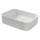 Bathroom Basin Sink Matt White Rectangular Counter Top Modern Hand Wash (W)45cm 3
