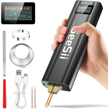 Seesii Soudeuse par points portable, 80 niveaux réglables, batterie 5000mAh, écran numérique OLED
