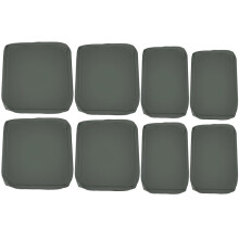 Replacement Cushion Cover Garden Rattan Patio Furniture Seat Cover Polyester Outdoor Deep Grey- No Cushion Included