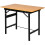 100 cm Foldable Garage Work Bench, Craft Table MDF Workstation, Heavy-duty Steel Frame with Ruler, Protractor 2