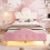 Letto per bambini imbottito 90x200 cm con testata e striscia LED — PU rosa/bianco 1