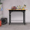 100 cm Foldable Garage Work Bench, Craft Table MDF Workstation, Heavy-duty Steel Frame with Ruler, Protractor 4