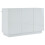 Buffet blanc laqué 120 x 40 x 75 cm, 3 portes, LED intégrées (télécommande &amp; Bluetooth), capacité 60 kg 5