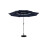 Paraguas rectangular 4,5 m con manivela - Azul marino, anti-UV e impermeable (sin base) 2