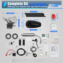 Kit moteur à essence 100cc 2 temps pour vélo, 44 dents, système de refroidissement par air