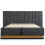 Cama - 160x200cm - Cofre hidráulico - LED integrada - Puertos USB-C/USB 6