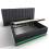 Cama - 160x200cm - Cofre hidráulico - LED integrada - Puertos USB-C/USB 5