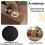 Canapé - CIPACHO - Nuage - Modulaire - Revêtement chenille - Brun 3