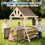 Kinderküche - Haus - Wasserdichtes Dach - Holz - Grau 2