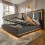 Lit - CIPACHO - 180x200 cm - Imbottito idraulico - Rete a doghe - LED integrata 2