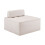 Sofá 1 lugar modulável em linho bege – 81x81x80 cm, compacto para quarto e sala 6