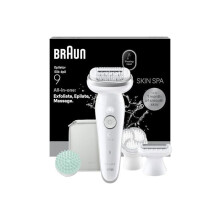 Epilierer - BRAUN - Silk·épil 9 Flex SkinSpa (SES9-080) - Wasserdicht - Kabellos - Schwenkbarer Kopf