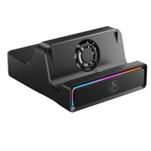 RGB Cooling Fan for  2 Docking Station with 4K@60Hz -Compatible, USB 3.0  for  2 Game Accessories