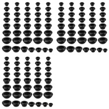 210pcs Rubber Grommet Assortment Wiring Cable Gasket Plug Cable Passage Grommet Electrical Conductor Grommet Set O Rings
