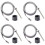 4X Sensor de Banheira Hidromassagem para Sistema Balboa Spa Aquecedor M7 com Temperatura Cabo de 24 Polegadas/Limite Alto, Sensor Banheira de 1