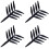 16 Peças Prop 10X5X3 10 Polegadas 3 Lâminas de Hélice de Nylon Reforçado com Carbono Preto para Acessórios de Drone RC FPV 1
