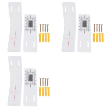 3X Crack Monitoring Record, Acrylic Tell Tale Corner Crack Monitor for the Standard Crack and Corner Tell Tale Record