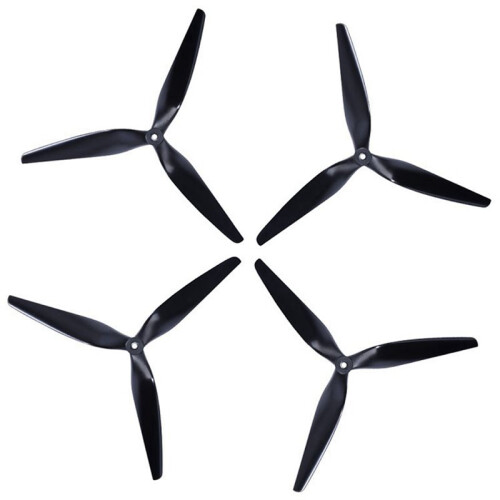 16 Peças Prop 10X5X3 10 Polegadas 3 Lâminas de Hélice de Nylon Reforçado com Carbono Preto para Acessórios de Drone RC FPV 2