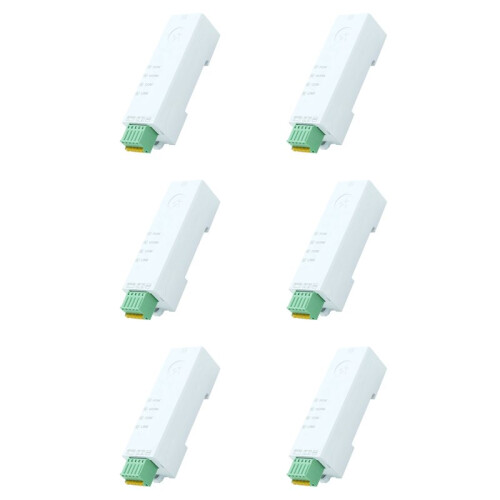 6X RS485 to Ethernet Converter Tiny Size Serial Server USR-DR134 Support TCP/UDP/HTTP/DHCP/DNSP Modbus TCP/RTU