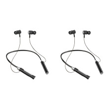 2X Wireless Headphones, Music HiFi Stereo Headphones, Noise Cancelling in-Ear Headphones with Microphone
