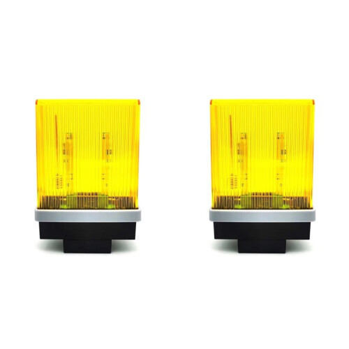 2X Security Protection Flashing Light Flashing for Gate Light Alarm 12V-265V AC/