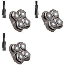 3X Shaver Replacement Blade for Skull Pitbulls Gold PRO / Silver PRO / Platinum PRO / Butterfly Kiss PRO Series Spare