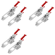 6 Pack Toggle Clamp, Heavy Duty Latches, 2000Lbs Holding Capacity Adjustable Lock, Smoker Clamps