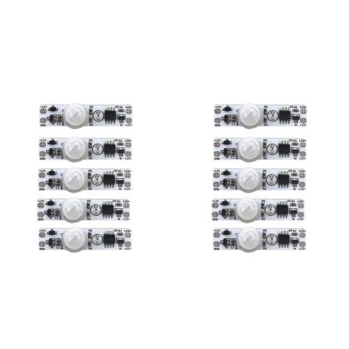 10PCS  5-24V 12V PIR Motion Sensor  Module Human Movement Sensor Detector Controller  Module