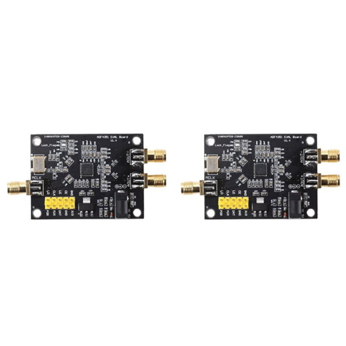 2X 35M-4.4GHz PLL RF Signal Source Development Board ADF4351 Signal Generator Module SMA RF Phase-Locked Loop Board