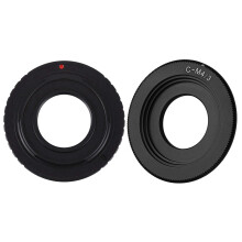 2 Pcs Camera C Mount Lens Adapter: 1 Pcs for x Mount X-Pro1 X-E2 X-M1 Camera Adapter C-FX & 1 Pcs for Micro-4/3 Adapter E-P1 E-P2