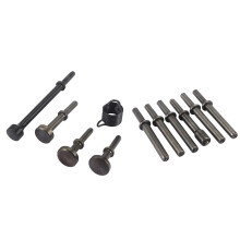 5 Pcs Air Hammer Pneumatic Chisel Bits Tools Kit & 7 Pcs Duty Smoothing Pneumatic Air Rivet Hammer Tools Kit