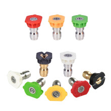 7x High Pressure Washer Kit, 7 Power Washer Spray Nozzle Tips,1/4 Inch 4500 Psi (2.5 Gpm) & 5Pcs Pressure Washer Spray Nozzles 1/4 Quick Connection