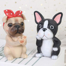 2 Pcs Puppy Dog Glasses Holder Stand Eyeglass Retainers Sunglasses Display Cute Animal Design Gift, Bulldog & Pug