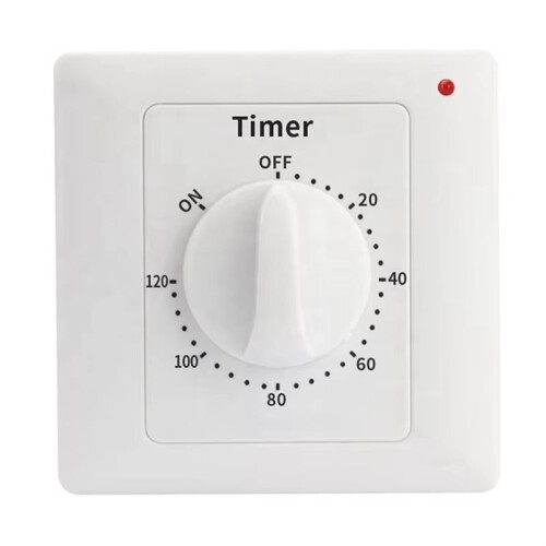 2X Water Pump Timer  Socket Power Control Mechanical 120 Minutes Countdown Turn Off Automatically Power Off 2