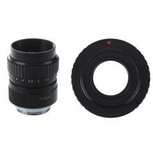 Black 25mm F1.4 CCTV Lens & Camera C Mount Lens for X Mount X-Pro1 X-E2 X-M1 Camera Adapter C-FX