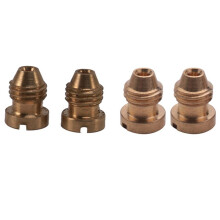 4 Pcs Foam Cannon Orifice Nozzle Tips, High Replacement Thread Nozzle for Snow Foam Lance, 1.1 mm & 1.0 mm