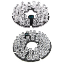 2pcs CCTV Camera 10Mil 90 Degree Red 5mm Bulb IR Infrared Lamp Board - 24 LED & 48 LED