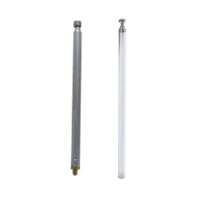 2 Pcs Telescoping Stainless Steel AM FM Radio TV Antenna TV Telescopic Whip Antenna Aerial, 7 Section & 5 Section