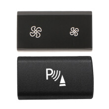 Car Wind Air Volume Air Conditioning Fan Button Cover for X5 X6 & Parking Sensor Button Cover