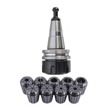 1x ISO30 ER32 Balance Collet Chuck G2.5 24000rpm CNC Toolholder & 9pcs ER32 Spring Collet Set 2/4/6/8/10/12/16/18/20mm