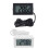 2 Pcs Digital Thermometer LCD Refrigerator Freezer Fridge Digital Thermometer - Black & White 1