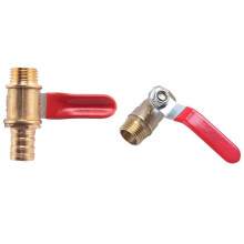 Male to Female M/F Thread 1/2 inch Full Port Brass Water Valve & 10mm x 1/4 Inch PT Male Thread Brass Valve