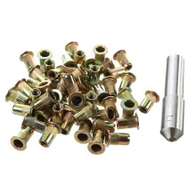 51Pcs Accessories: 50Pcs M4 Flat Rivet Nut & 1Pcs Grinding Disc Wheel Grinding Diamond Dresser Dressing Pen Tool